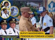 Tahun Ajaran Baru,  Bupati Mansnembra Ingatkan MPLS Lebih Edukatif