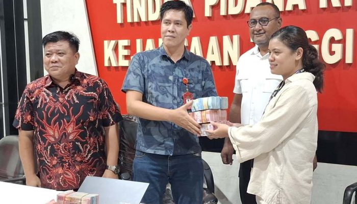 Kejati Papua Sita Uang Rp 527,6 Juta
