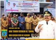 Gubernur Tabo Launching PerizinanTerpadu