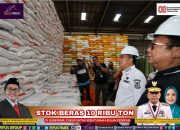 Pj Gubernur Sidak ke Gudang Bulog, Stok Beras Aman