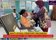 Seribu Lebih Pelajar SMP di Nabire Periksa Mata Gratis