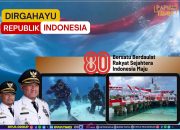 Merah Putih Berkibar Didasar Laut Tak Jauh Dari Samudera Pasifik