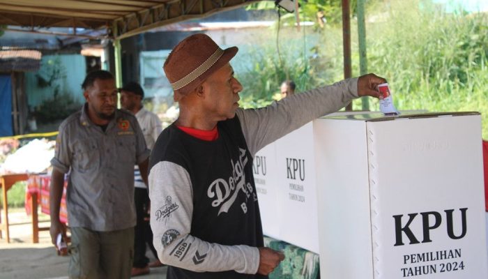 Potret Warga Papua Gunakan Hak Pilihnya