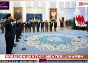 Presiden Lantik 4 Menteri, Menkopolhukam dan Menteri Olahraga Diganti