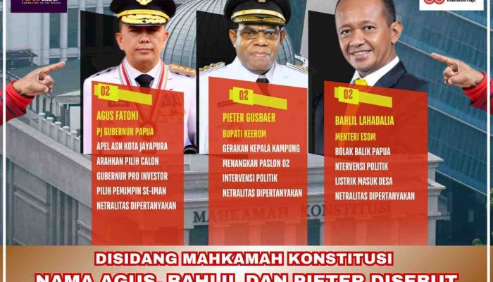Besok, MK Putuskan Perkara PSU Papua dan Boven Digoel