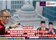 Perkara PSU Gubernur Papua di MK Lanjut Pemeriksaan Saksi Ahli