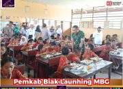 Pemkab Biak Numfor Launching Program MBG
