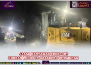 Jasad Karyawan Freeport Ditemukan