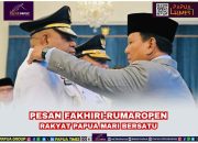 Presiden Lantik Fakhiri-Rumaropen
