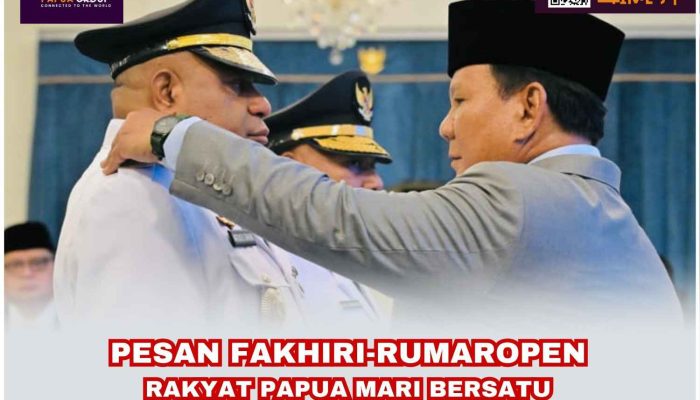 Presiden Lantik Fakhiri-Rumaropen