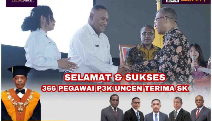 366 Pegawai P3K Uncen Terima SK