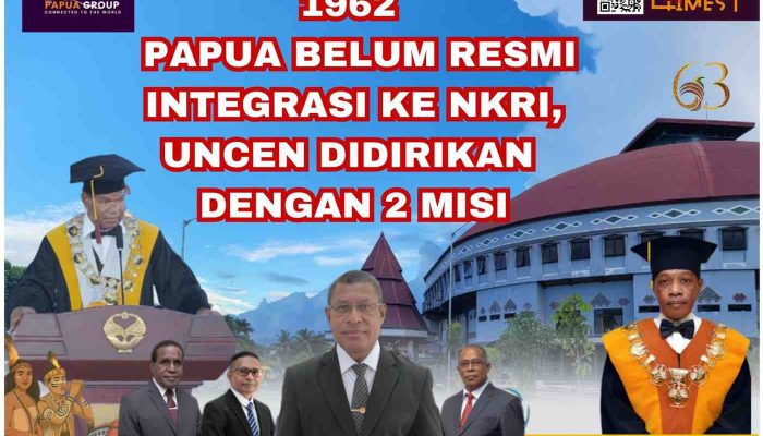 Prof Kambuaya: 2 Misi Uncen Berdiri di Tanah Papua