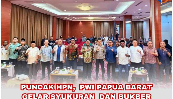 Puncak HPN di Papua Barat,  PWI Gelar Bukber dan Syukuran