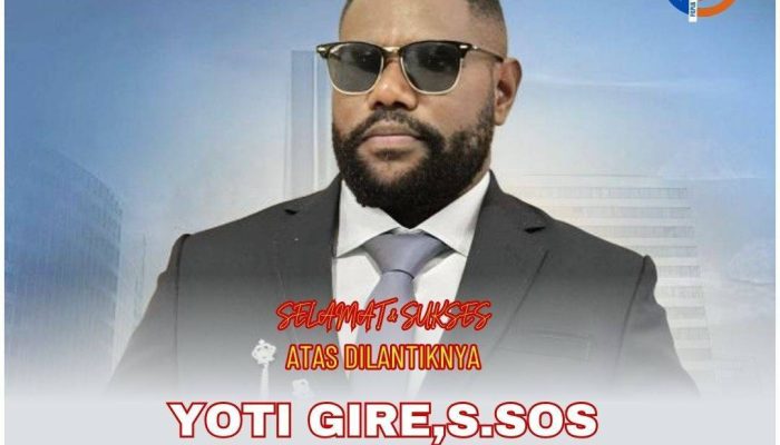 Yoti Gire Nakhodai HIPMI Papua Tengah