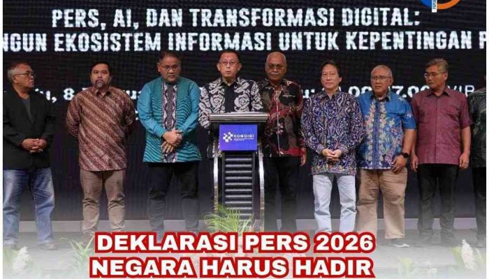 Deklarasi Pers 2026: Negara Harus Hadir Jaga Media dan Demokrasi