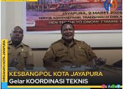 Kesbangpol Kota Jayapura Gelar Koordinasi Teknis Dana Hibah
