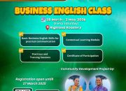 Sagu Foundation Buka Business English Class, Gratis Ayo Daftar