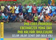 Tiga PKB GKI Gelar Jalan Sehat dan Bola Voli