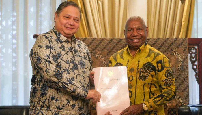 Menko Airlanga Terima Gubernur Papua Barat Bahas Pengelolaan SDA Berkelanjutan
