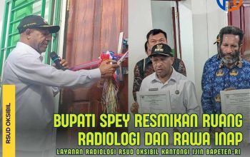 Mantap, Bupati Spey Resmikan Ruang Radiologi dan Gedung Rawat Inap RSUD Oksibil