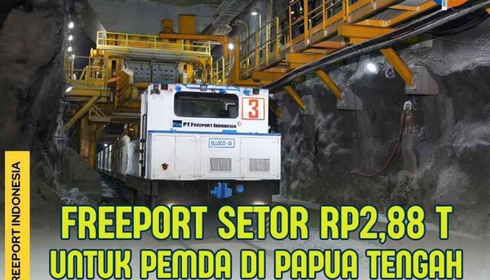 Freeport Setor Tambahan Rp2,88 Triliun untuk Pemda di Papua Tengah