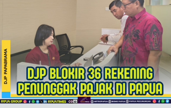 Tunggakan Rp17 M, Rekening 36 WP di Papua Diblokir