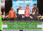 Gubernur John Tabo Serahkan Aset Kesehatan ke 8 Kabupaten