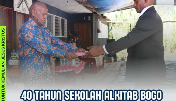 Momen Bersejarah! Sekolah Alkitab Bogo Rayakan 40 Tahun, 19 Siswa Lulus, Siap Pelayanan di Tanah Papua