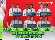 12 Pelajar Asal Tanah Papua Terpilih jadi Paskibraka Nasional 2026