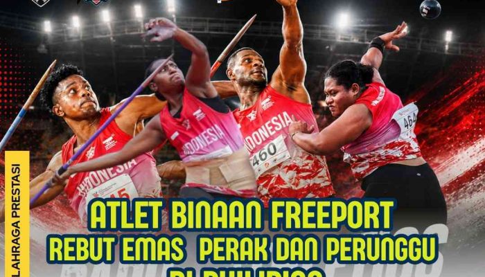 Atlet Tanah Papua Binaan Freeport Sumbang Dua Emas dan Pecahkan Rekor Nasional