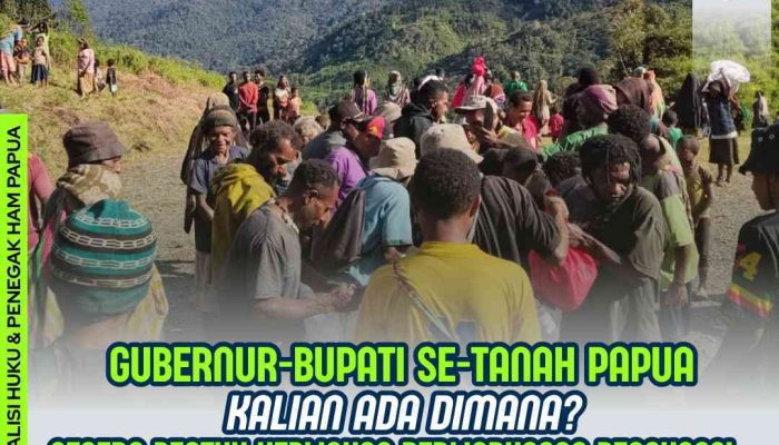 Hari Pengungsi Se-Dunia, Pemerintah Dinilai Abaikan Nasib Pengungsi Papua