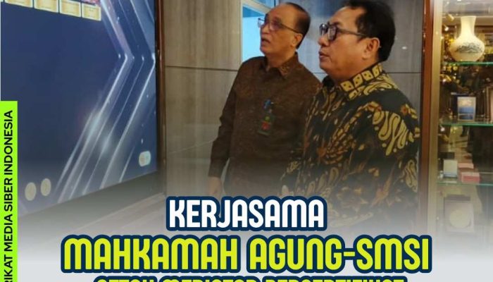 SMSI dan MA Kerja Sama Cetak Mediator Bersertifikat