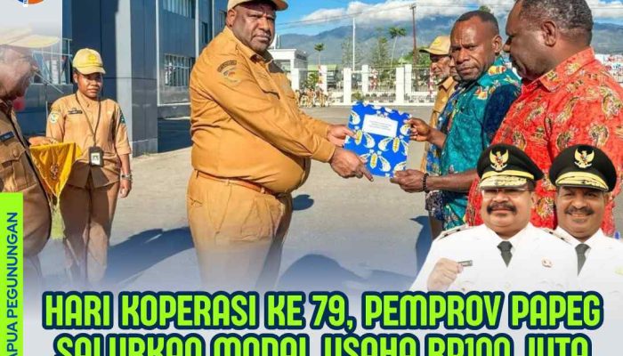 Hari Koperasi ke-79, Papua Pegunungan Beri Bantuan dan Penghargaan