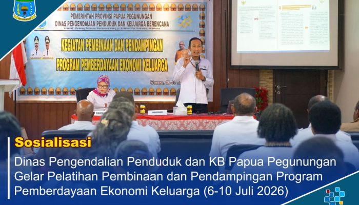 DPPKB Papua Pegunungan Gelar Pelatihan Pemberdayaan Ekonomi Keluarga di Wamena