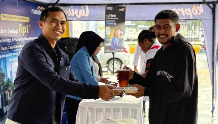 Menuju HUT ke-28 Bank Mandiri,  Livin’ Mandiri Berbagi Kembali Hadirkan Paket Rp1 di SORONG