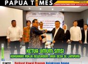 Ketua Umum SMSI Kukuhkan Pokja Newsroom Jaga Desa Se Lampung