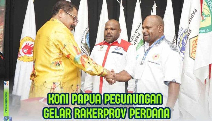 KONI Papua Pegunungan Gelar Raker Perdana,  John Tabo Tekankan Pembinaan Atlet Mulai Dari Kampung