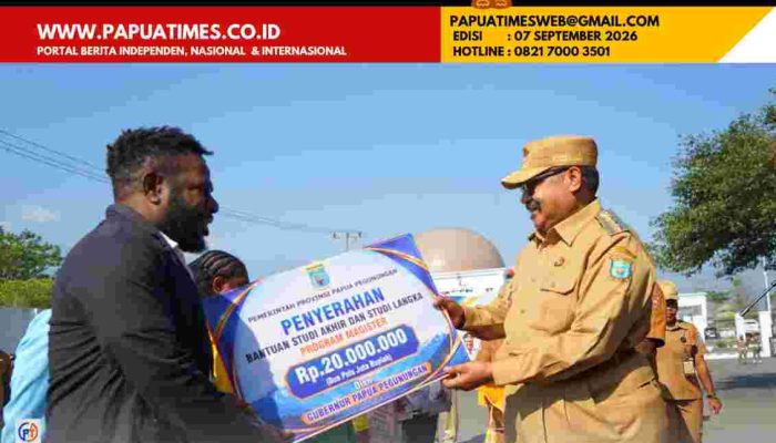 Dana Otsus 20 M Lebih, Gubernur Papua Pegunungan Bayar Dana Studi Akhir untuk 1000 Lebih Mahasiswa