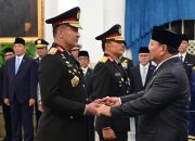 Presiden Prabowo Lantik Suyudi Ario Seto sebagai Kapolri