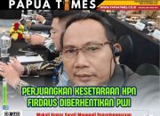 Perjuangkan Kesetaraan dan Keadilan Bagi Masyarakat Pers, Firdaus Diberhentikan Sebagai Anggota PWI