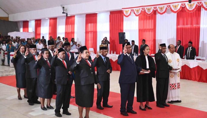 11 Anggota DPR Papua Pegunungan Jalur Otsus Dilantik, Ini Daftar Namanya