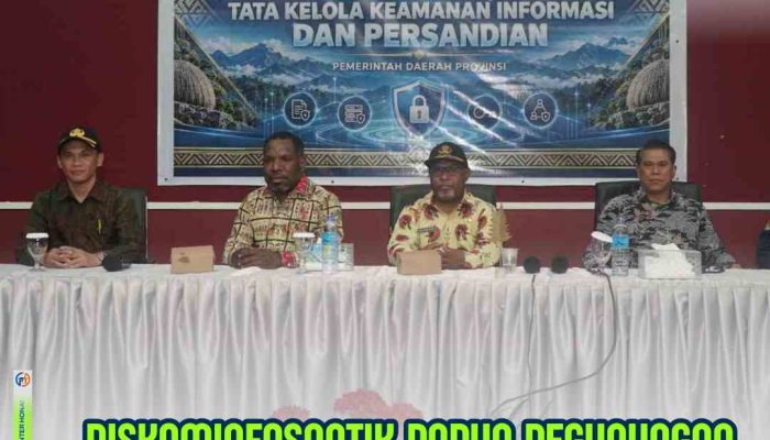 Diskominfosantik Papua Pegunungan Sosialisasi SOP SMKI dan TTIS di Wamena