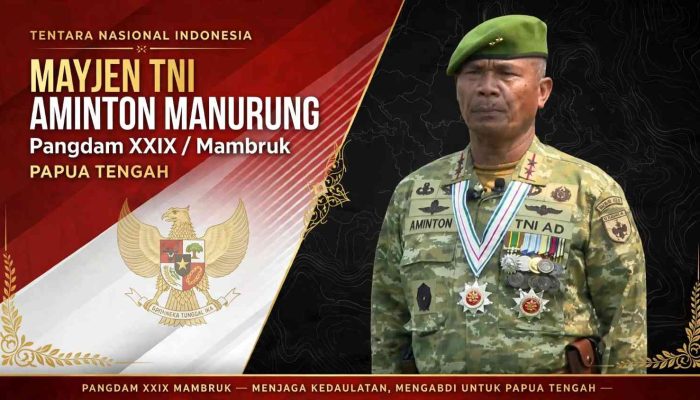Mayjen Aminton Manurung Jabat Pangdam XXIX Mambruk