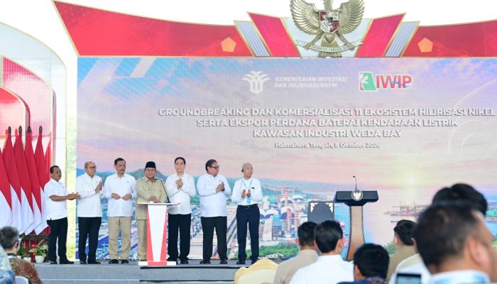 Presiden Prabowo Luncurkan 11 Proyek Hilirisasi Rp180 Triliun di Maluku Utara